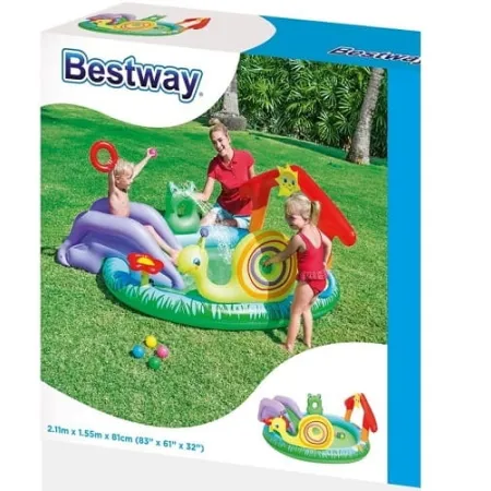 Dmuchany basen dla dzieci – WODNY PLAC ZABAW 211 x 155 x 81 cm