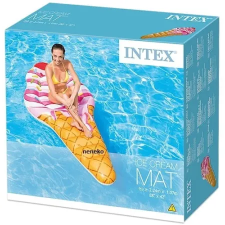 Dmuchany pływający materac Intex - Lód 224 x 107 cm