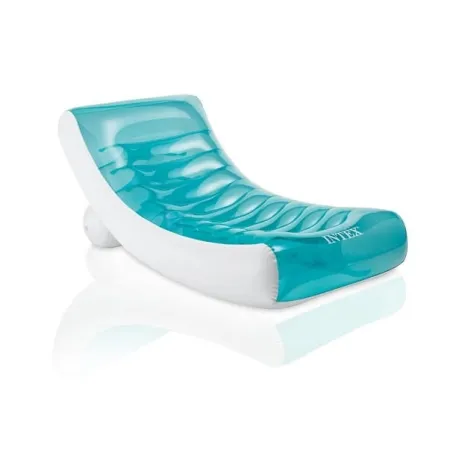 Dmuchany, profilowany materac plażowy Intex – Rockin’ Lounge 188 x 99 cm