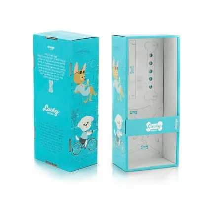 Przytulanka piesek Lucky Lili w różowej sukience - 38cm