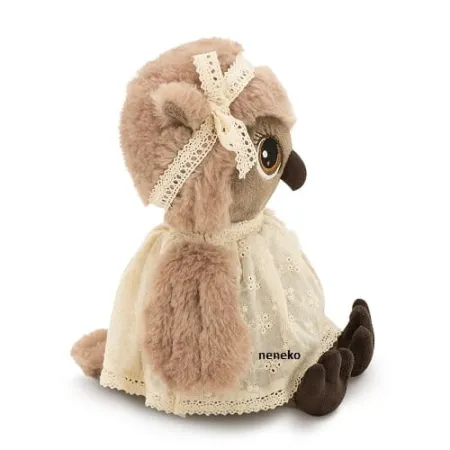 Przytulanka Sowa Sonya w koronkowej sukience - 25cm
